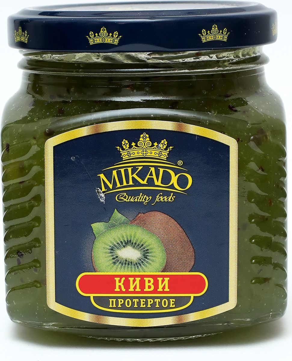 фото Ягоды перетертые Mikado Киви с сахаром, 320 г