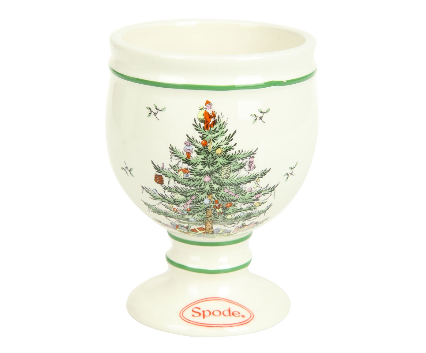 фото Стакан для ванной комнаты Avanti Spode Christmas Tree, 11523A, белый, зеленый