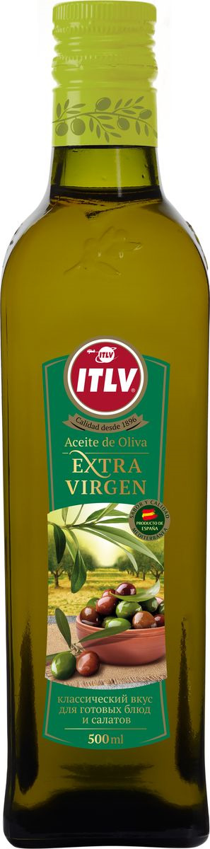 Масло оливковое itlv Extra virgin с/б 0.5л х 6 Испания (8410179002118)