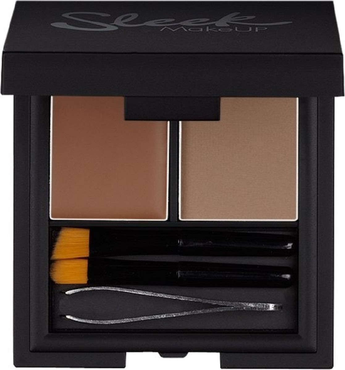 Набор для бровей Sleek MakeUP Brow kit Воск моделирующий и пудра для бровей Light 817, 59 г Набор для бровей Sleek MakeUP Brow kit Воск моделирующий и пудра для бровей Light 817, 59 г