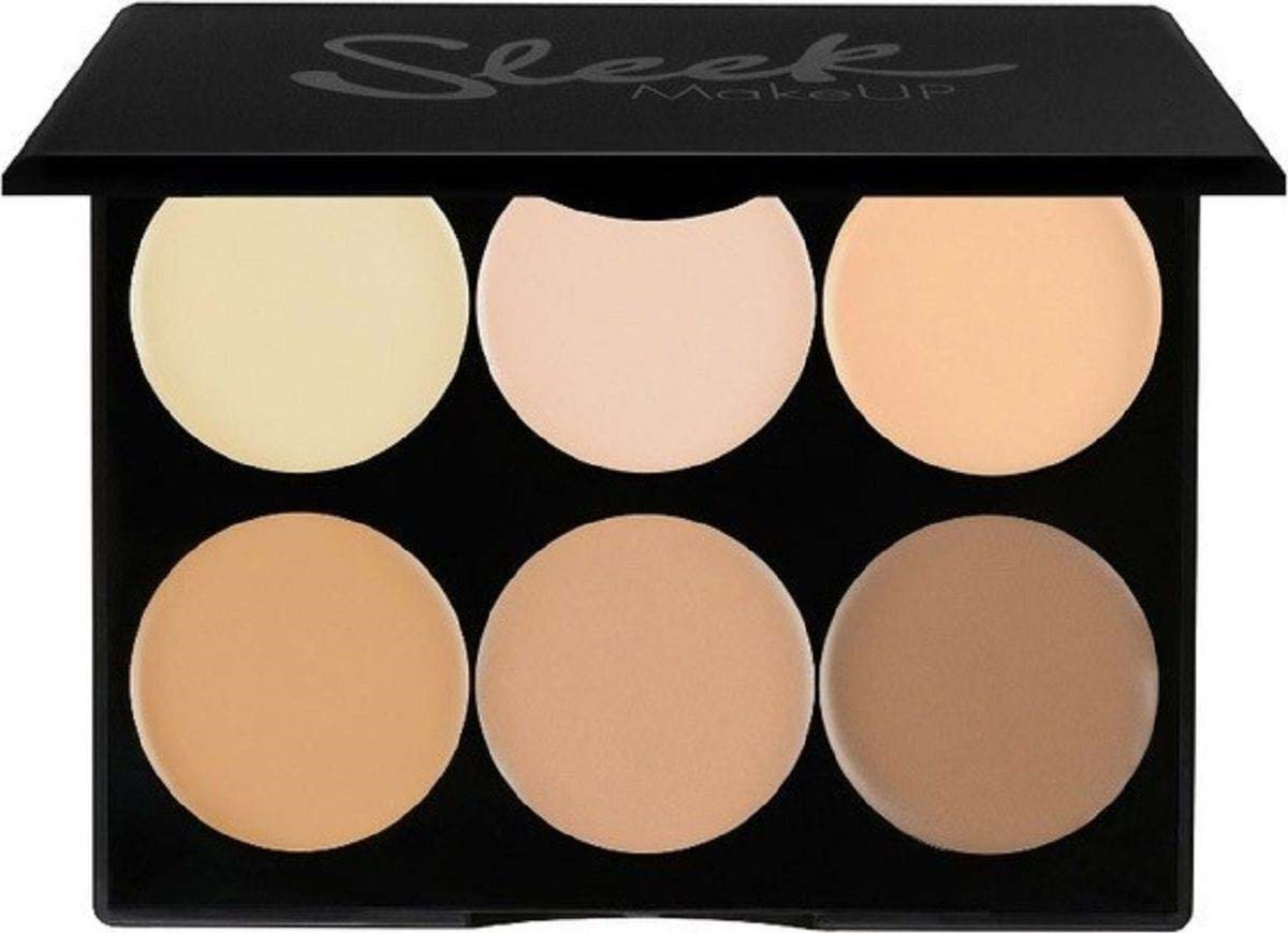 Палетка кремовых корректоров Sleek MakeUP Cream contour kit, для контурирования лица, 095 Light, 140,2 г Палетка кремовых корректоров Sleek MakeUP Cream contour kit, для контурирования лица, 095 Light, 140,2 г