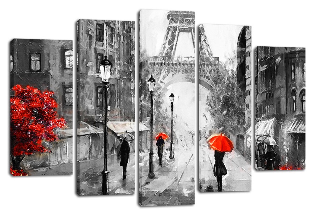фото Картина модульная Мастер Рио Картина модульная "Париж", серый