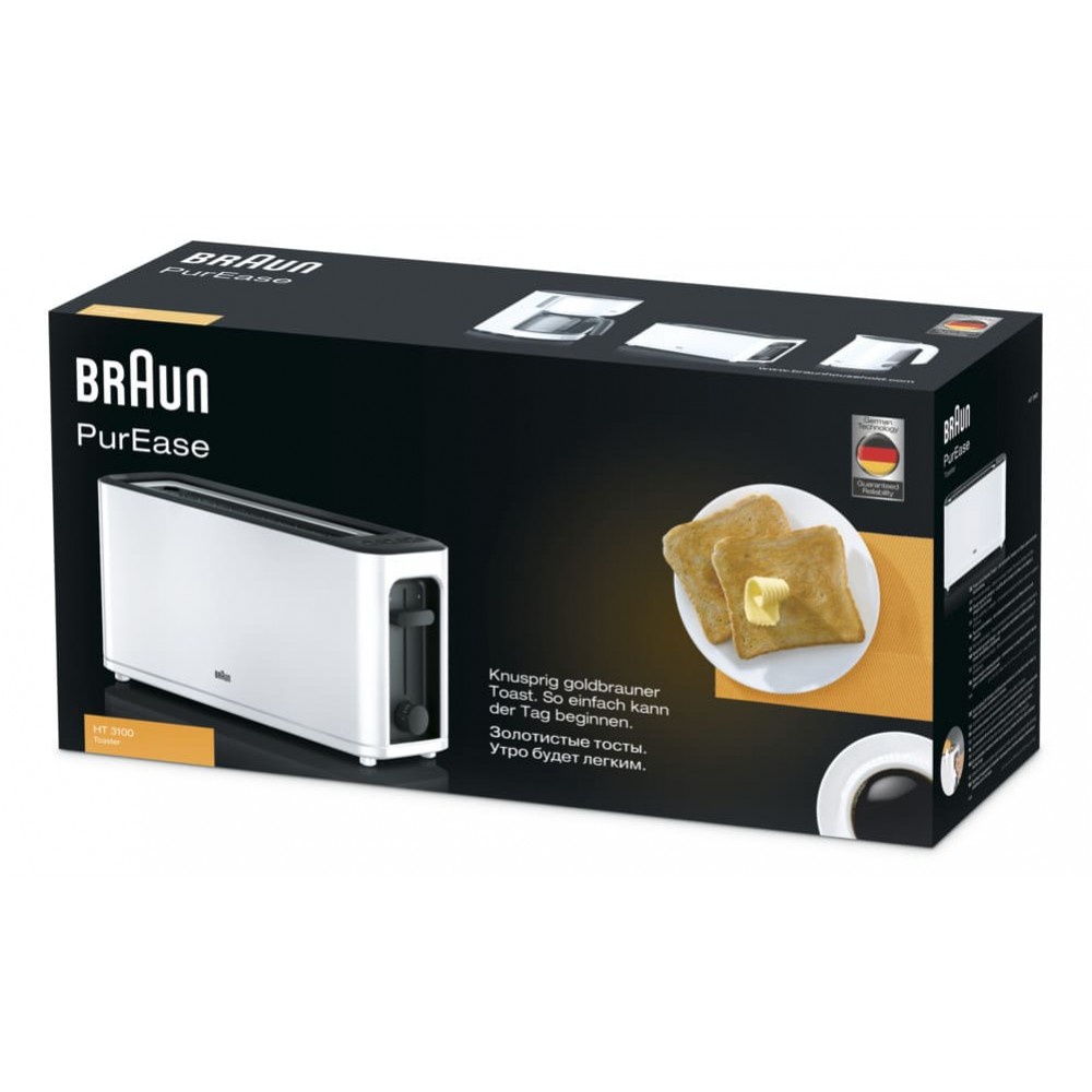 фото Тостер Braun PurEase HT3100WH белый