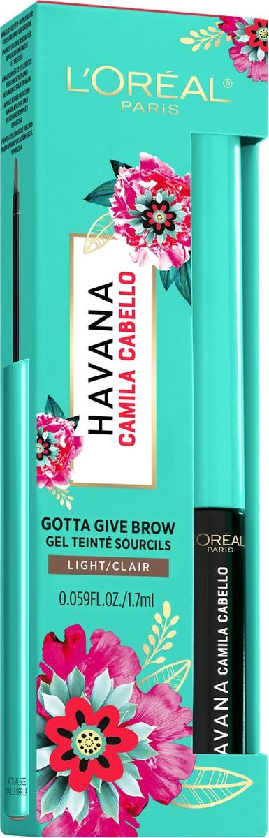 фото Гель для бровей L’Oreal Paris Insta Brow Havana от L’Oreal Paris x Camila Cabello, оттенок 01, Блонд, 1.7 мл L'oreal paris