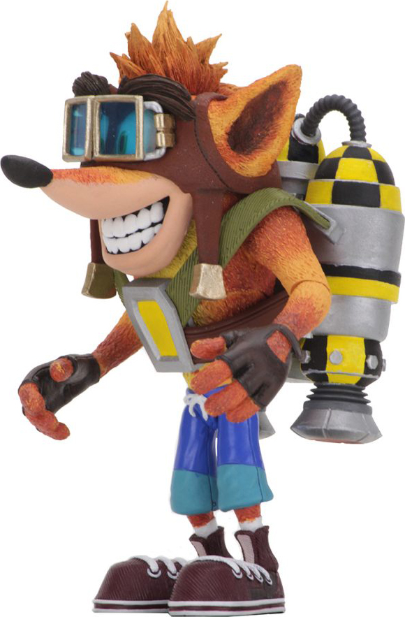 фото Фигурка Neca Crash Bandicoot. Deluxe Crash with Jetpack, высота 17 см