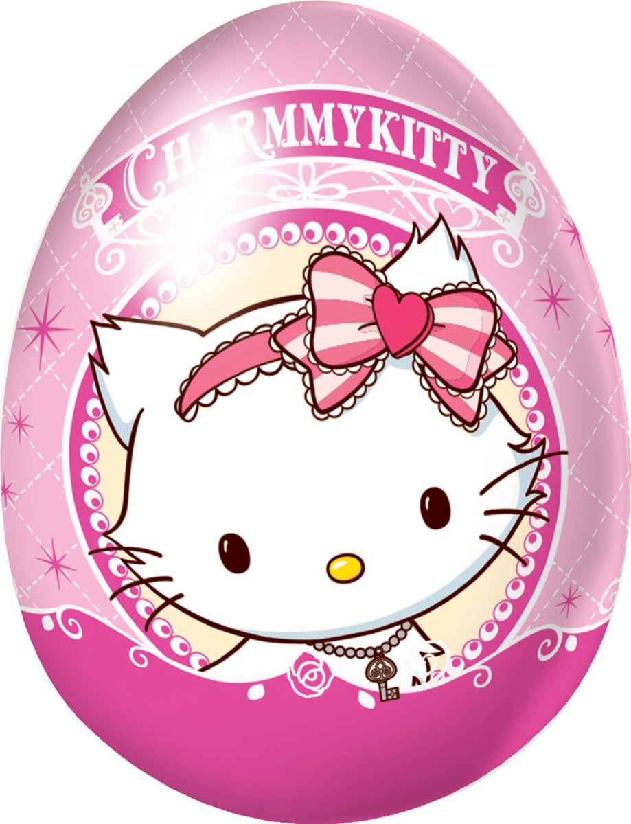 фото Шоколадное яйцо Конфитрейд Charmmy Kitty, с сюрпризом, 24 шт по 20 г