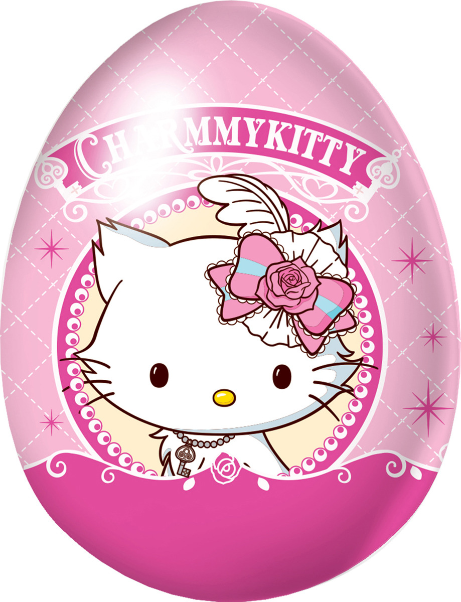 фото Шоколадное яйцо Конфитрейд Charmmy Kitty, с сюрпризом, 24 шт по 20 г