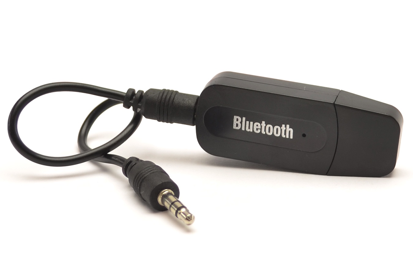 фото Bluetooth адаптер Wireless music  3.5mm audio jack для авто, черный