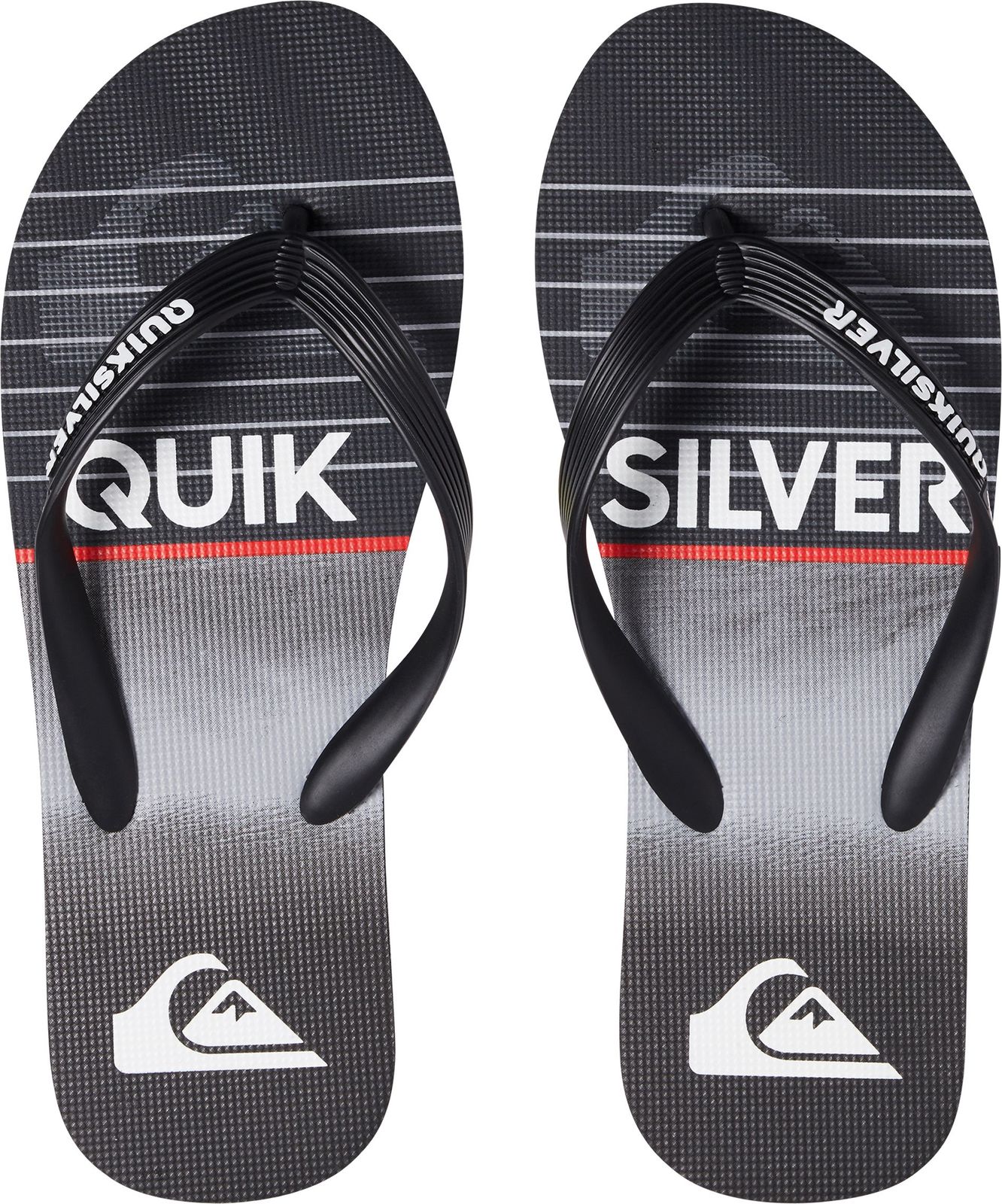 Шлепки Quiksilver Quiksilver мужские черные