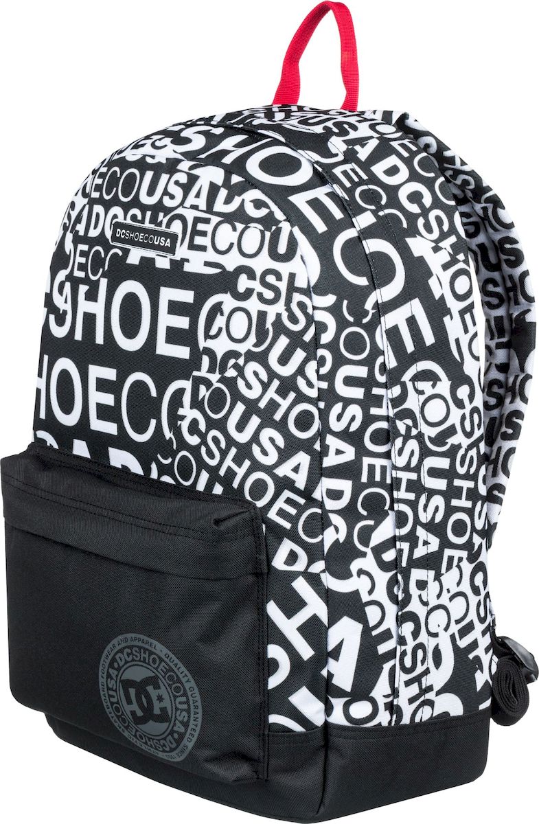 фото Рюкзак мужской DC Shoes Backstack Print M, EDYBP03178-WBB0, белый, черный, красный