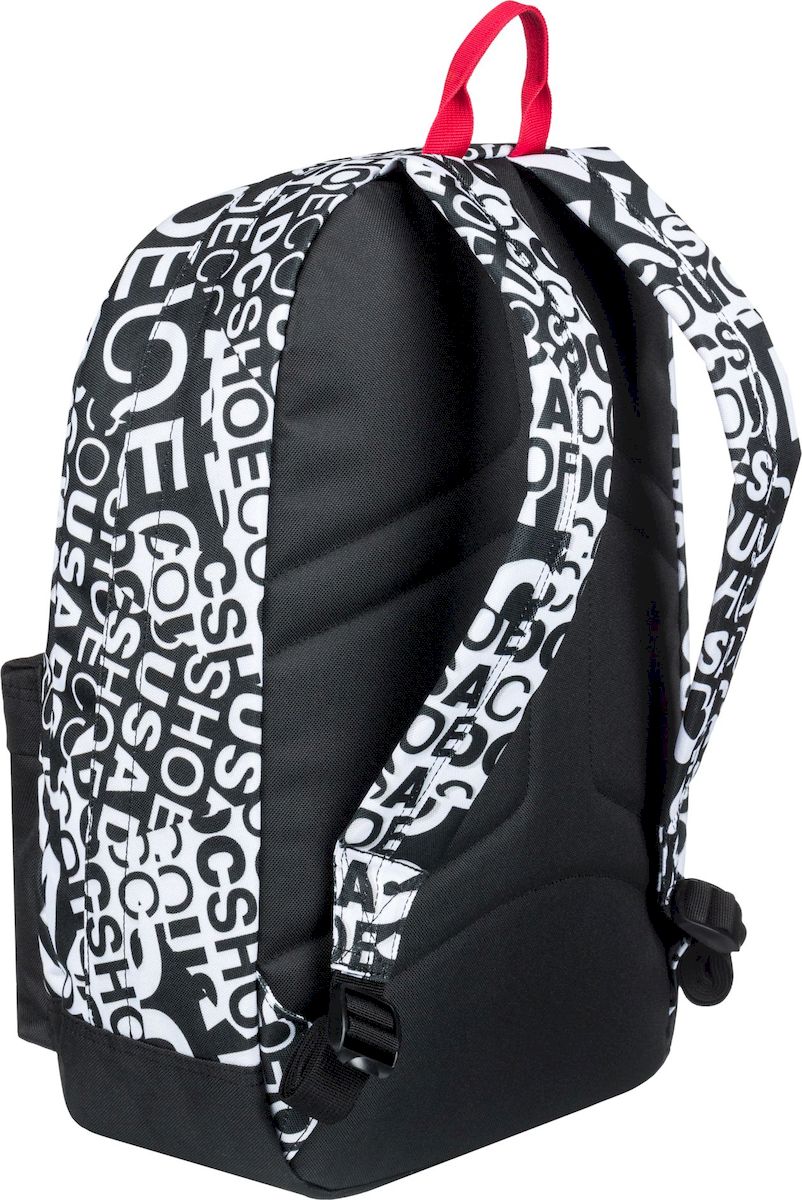 фото Рюкзак мужской DC Shoes Backstack Print M, EDYBP03178-WBB0, белый, черный, красный