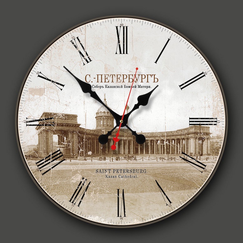 Настенные часы Time2go Настенные часы, 707-442, серый