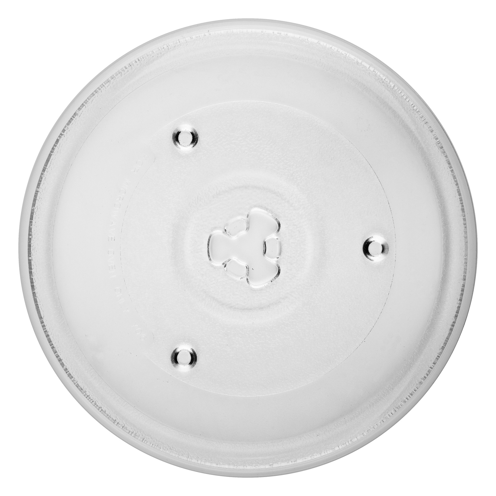 фото ONKRON тарелка для микроволновой печи (СВЧ печи) универсальная (270 мм, с куплером), прозрачная ER270