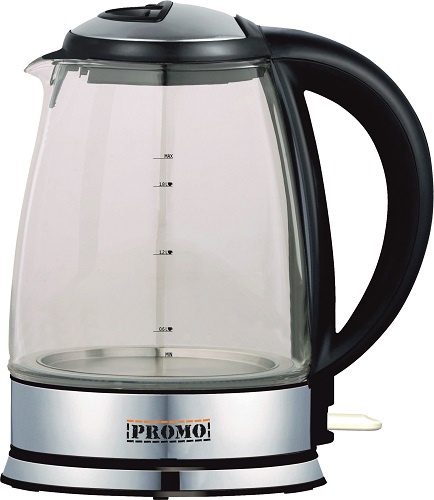 Электрический чайник PROMO PR-EK107 стеклянный корпус, F0000010821
