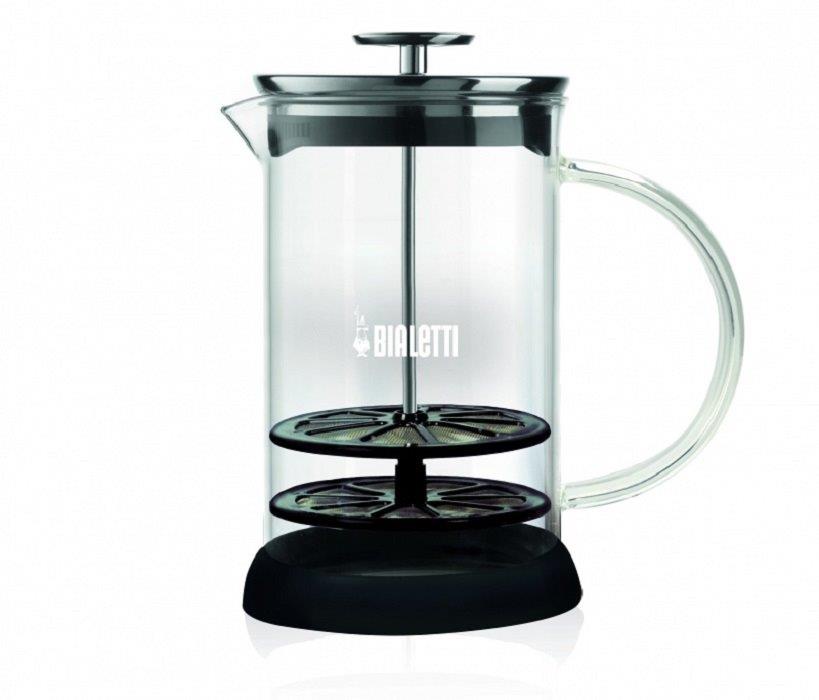 Вспениватель молока Bialetti MILK FROTHER , 330мл, прозрачный, черный Вспениватель молока Bialetti MILK FROTHER , 330мл, прозрачный, черный