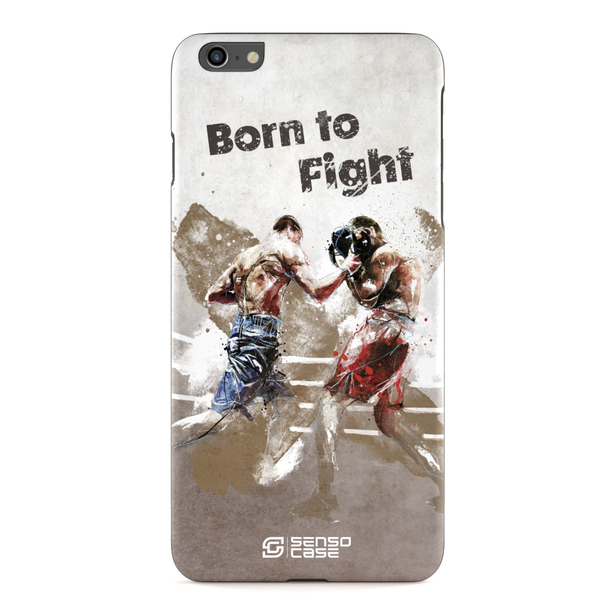 фото Чехол для сотового телефона SensoCase iPhone 6/6s Plus "Бокс", SC-IP6P-boxing + защитное стекло в подарок, 100096