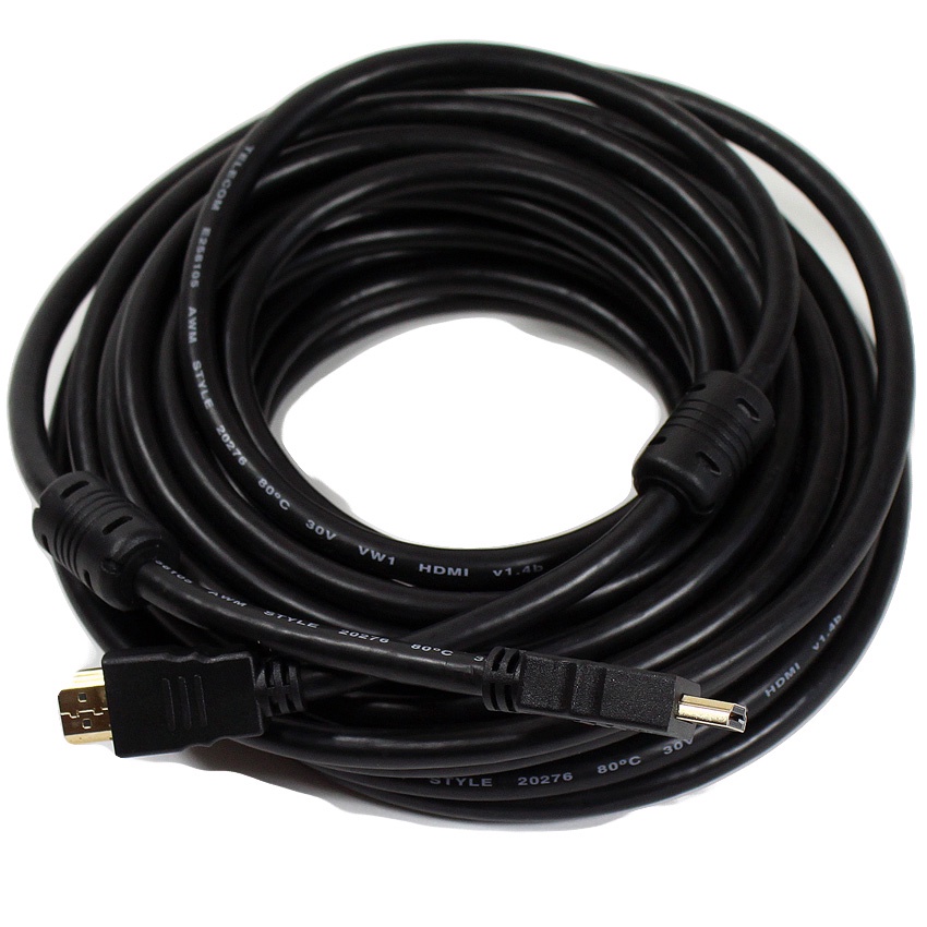 фото Кабель TELECOM HDMI to HDMI 19M -19M ver.1.4b, 2 фильтра, 10м, CG511D-10M