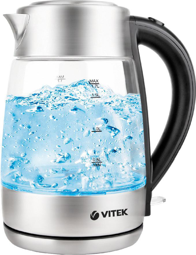 Электрический чайник Vitek VT-7049(TR), Gray Metallic