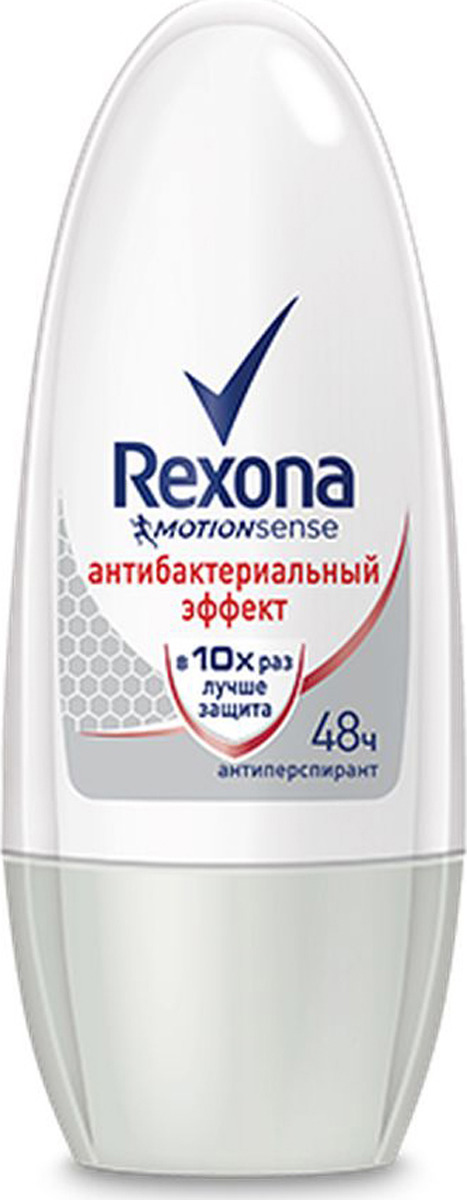 фото Антиперспирант-ролл Rexona Антибактериальный эффект, 50 мл