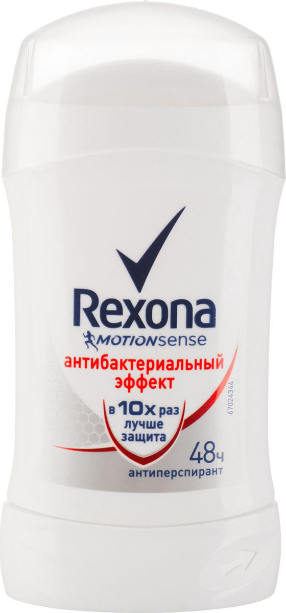 фото Антиперспирант-карандаш Rexona Антибактериальный эффект, 40 мл