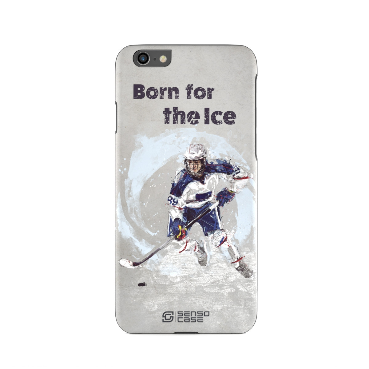 фото Чехол для сотового телефона SensoCase iPhone 6/6s "Хоккей", SC-IP6-hockey3 + защитное стекло в подарок, 100143