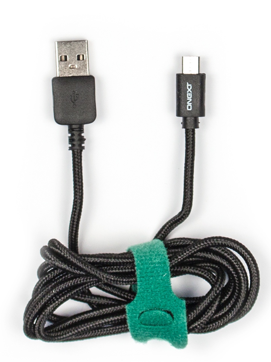 фото Кабель Onext micro USB-B -USB-A, черный