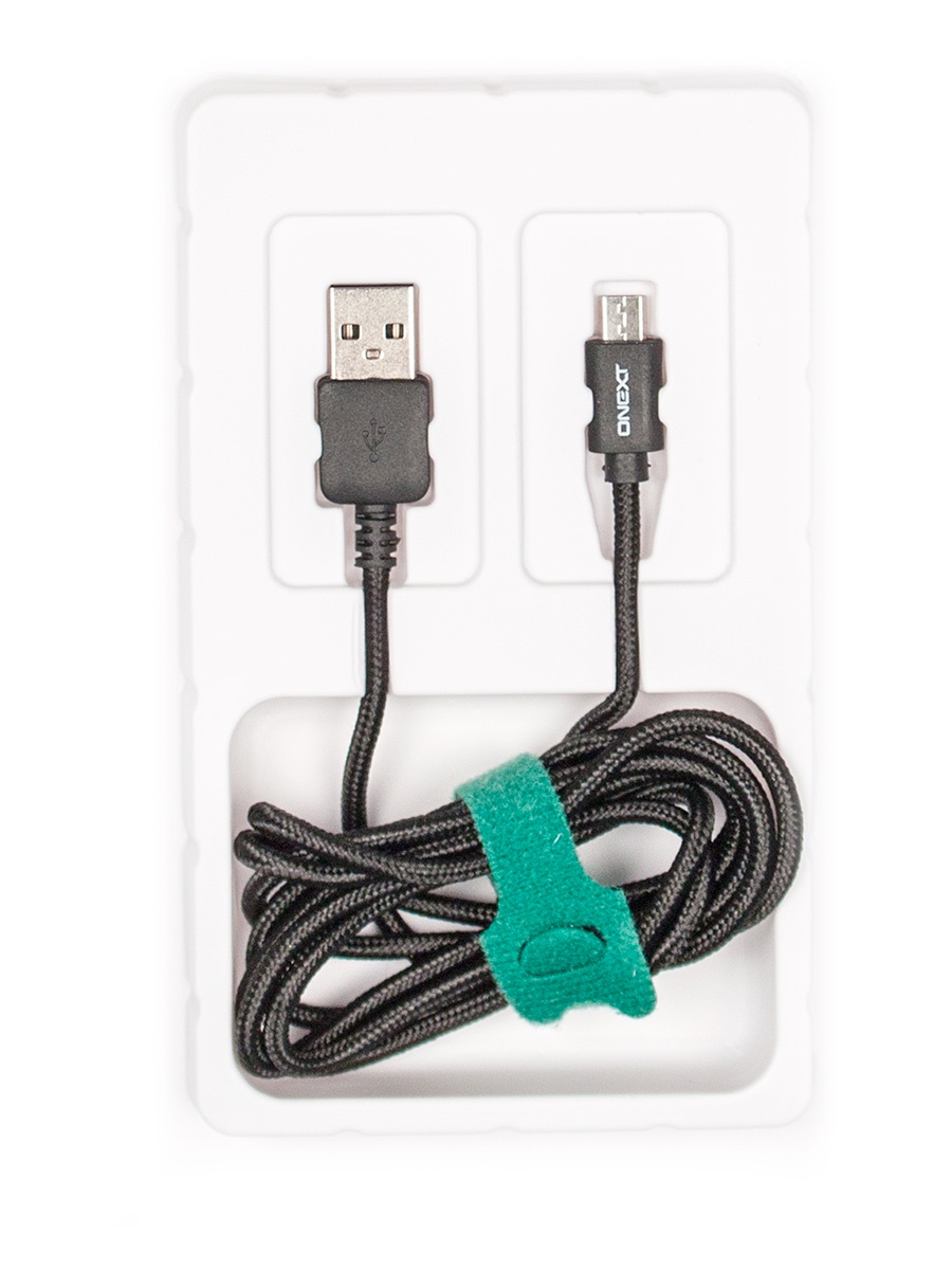 фото Кабель Onext micro USB-B -USB-A, черный