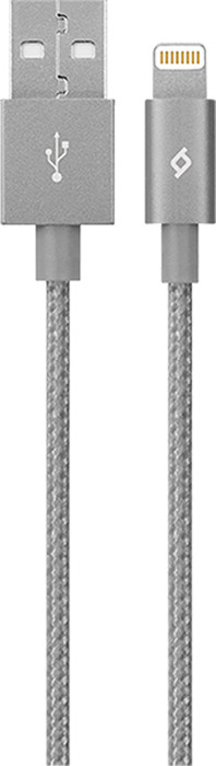 Кабель TTEC Alumi Apple Lightning - USB, 1.2 м, серый