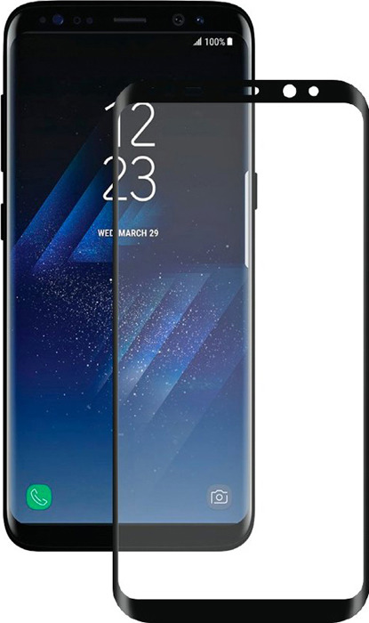 фото Защитное стекло Deppa для Samsung Galaxy S8 SM-G950, 62349, черный