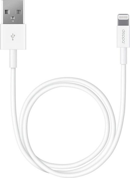 фото Deppa дата-кабель 8-pin для Apple, White (1.2 м)