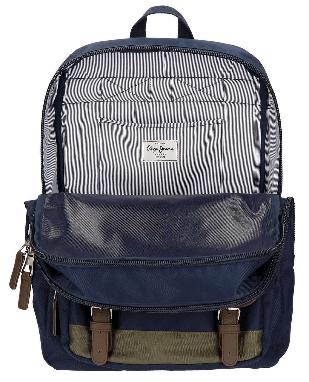 Рюкзак pepe jeans. Рюкзак Pepe Jeans Alber Laptop Backpack. Рюкзак Pepe Jeans Alber синий.