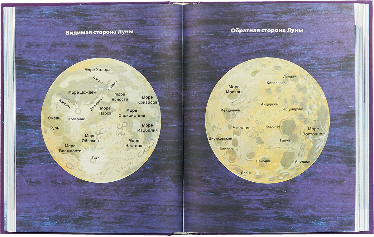 Карта луны с названиями на русском языке фото и описание