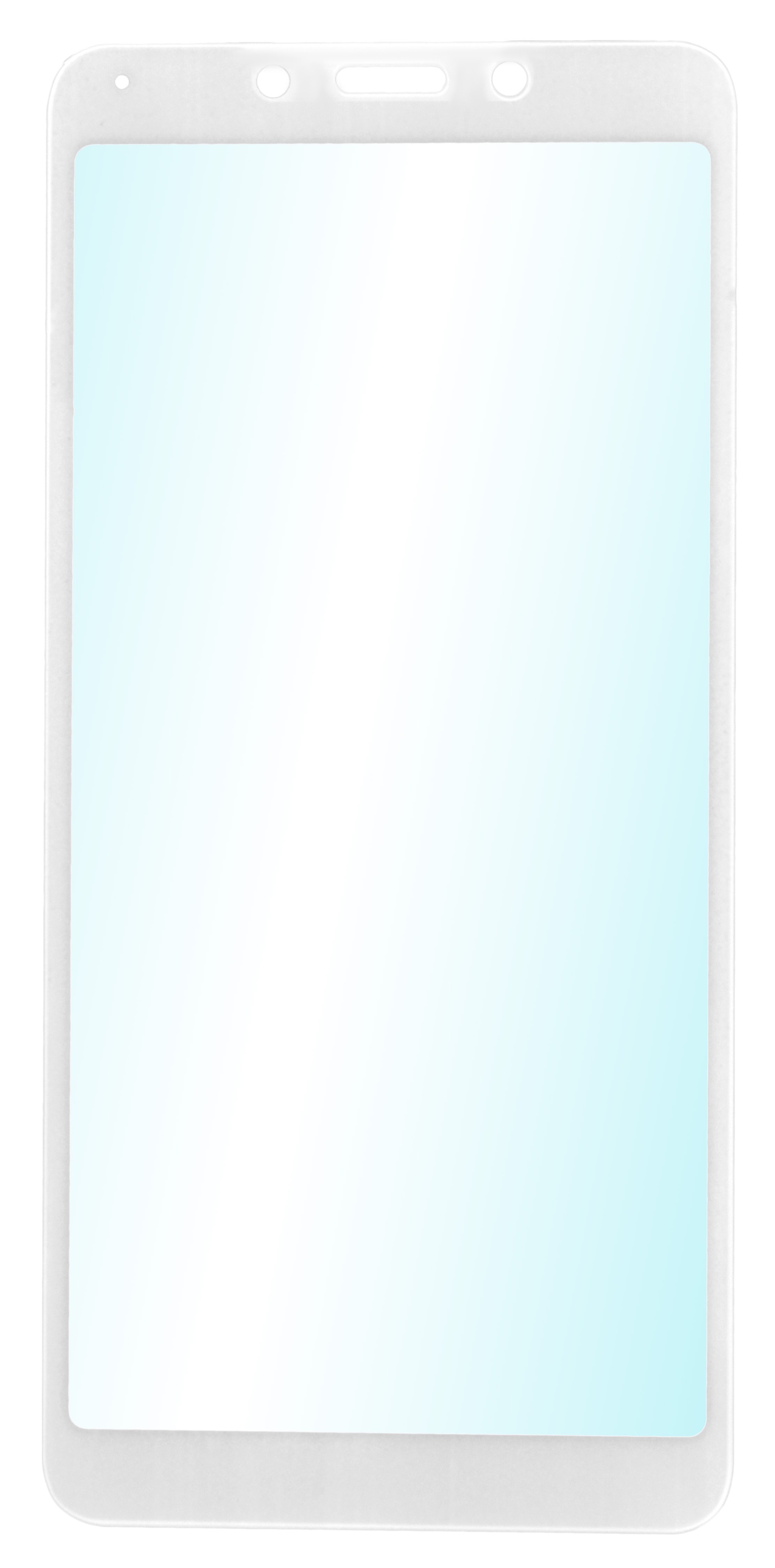 Защитное стекло skinBOX full screen, 4630042522855, белый