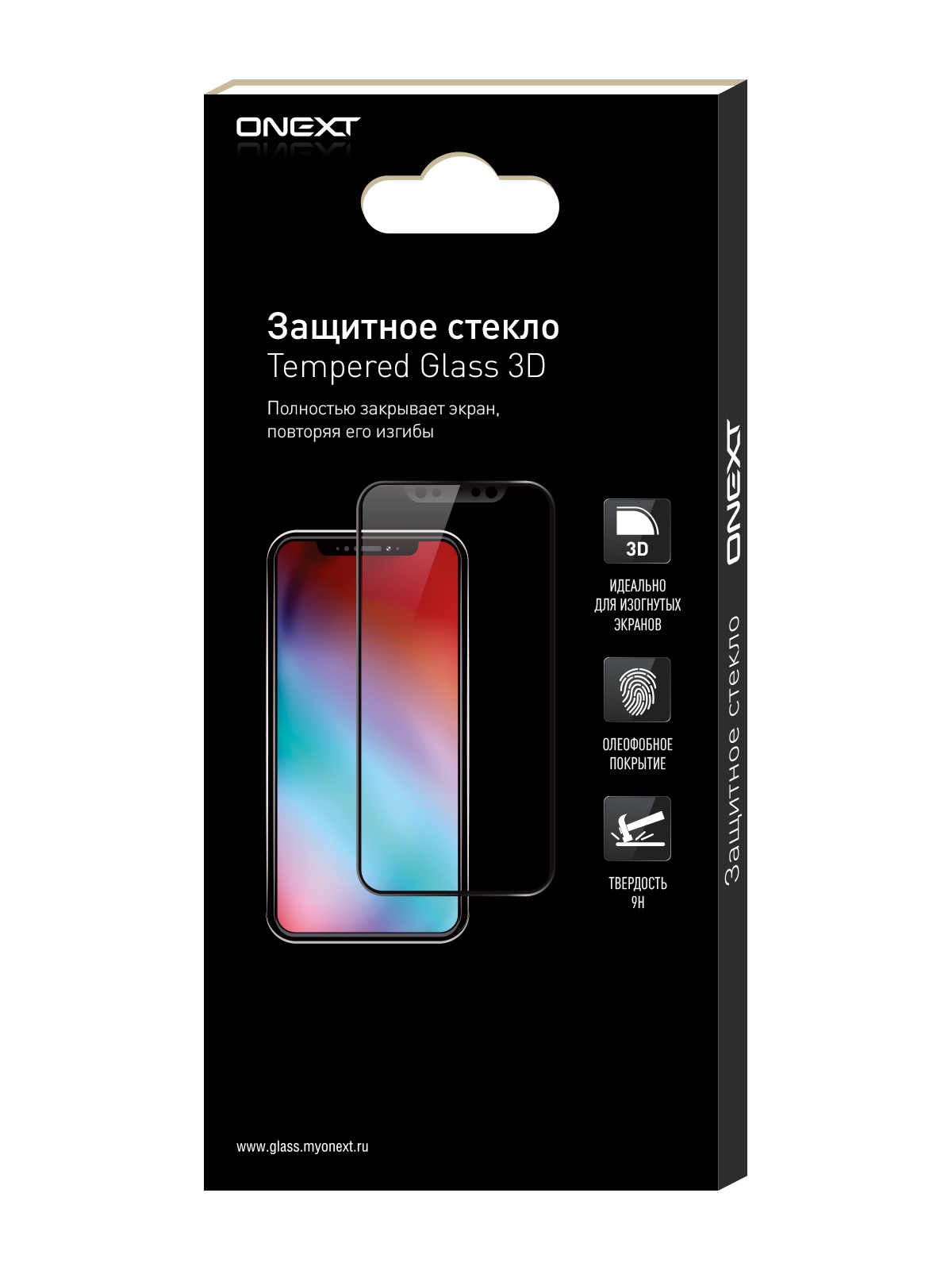 фото Защитное стекло ONEXT iPhone X 3D