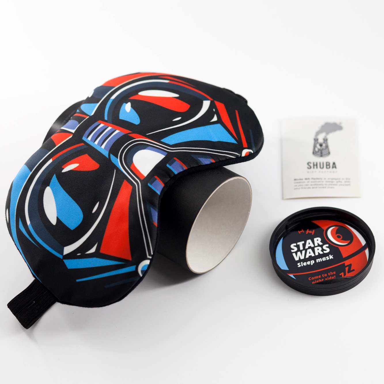Маска для сна Shuba С изображением глаз Дарта Вейдера в пластиковой упаковке