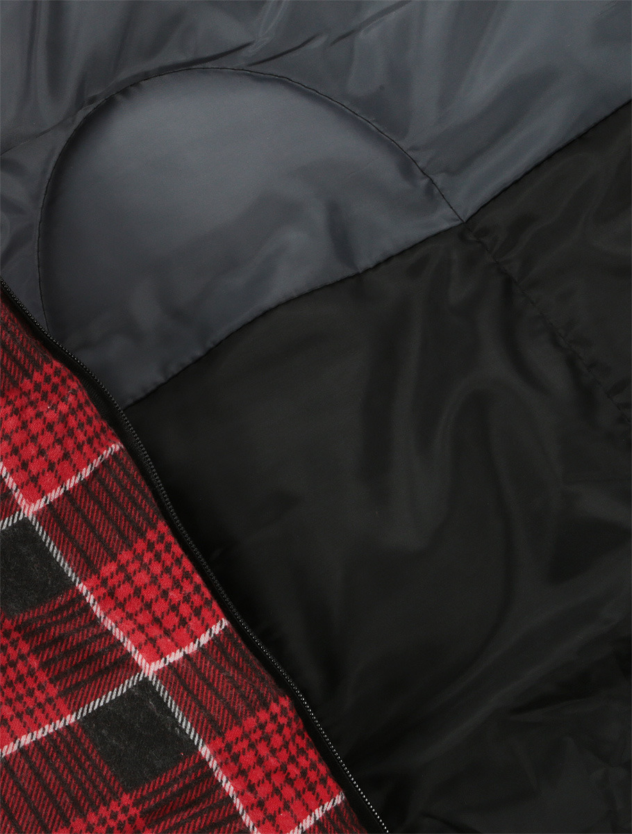 фото Спальный мешок Indiana "Maxfort", левая молния, 360700044, черный, красный, 195 х 35 х 90 см