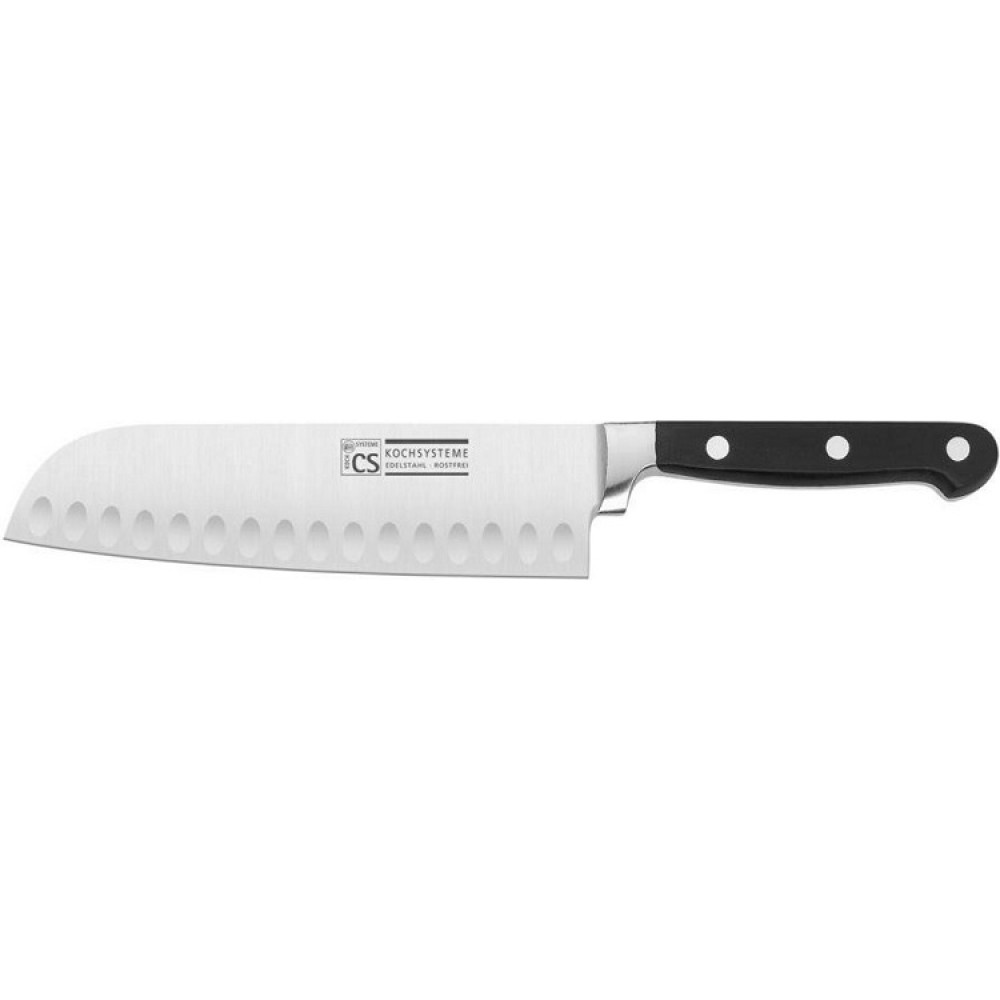 фото Кухонный нож CS-KOCHSYSTEME Premium Santoku, серебристый