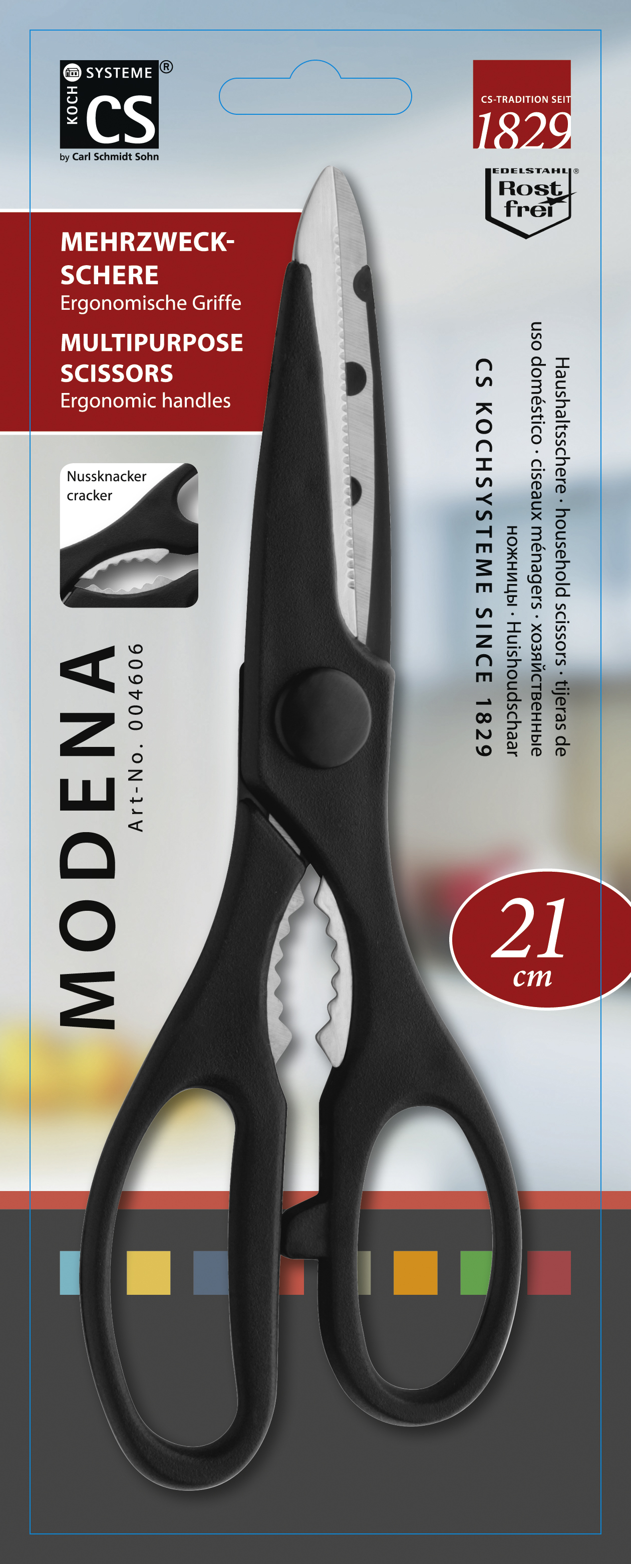 фото Ножницы кухонные CS-KOCHSYSTEME Modena, CS004606, Нержавеющая сталь