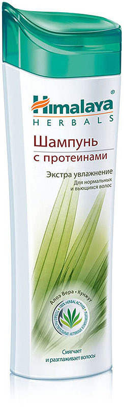 фото Himalaya Herbals Шампунь для волос "Экстра Увлажнение", с протеинами, для нормальных и вьющихся волос, 200 мл