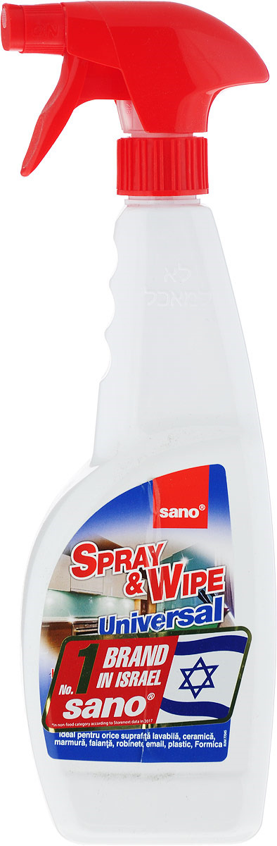 фото Очиститель поверхностей Sano "Spray & Wipe", 750 мл