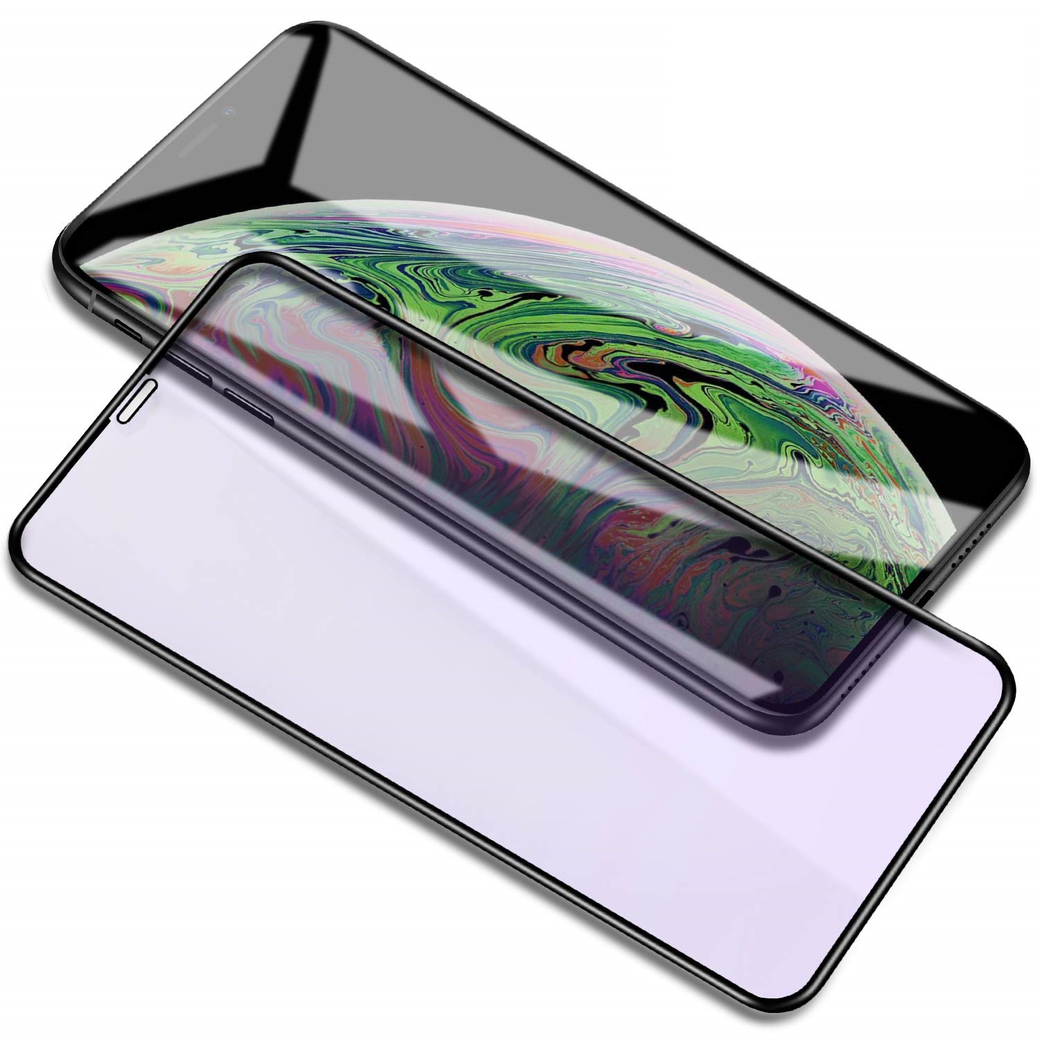 фото Защитное стекло 3D для Apple iPhone XS Max, , черная рамка Ssy