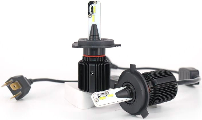 Комплект светодиодных автоламп LED OsnovaLed, H4, 20 Вт, 4000 К, 1600000110250, черный, 2 шт