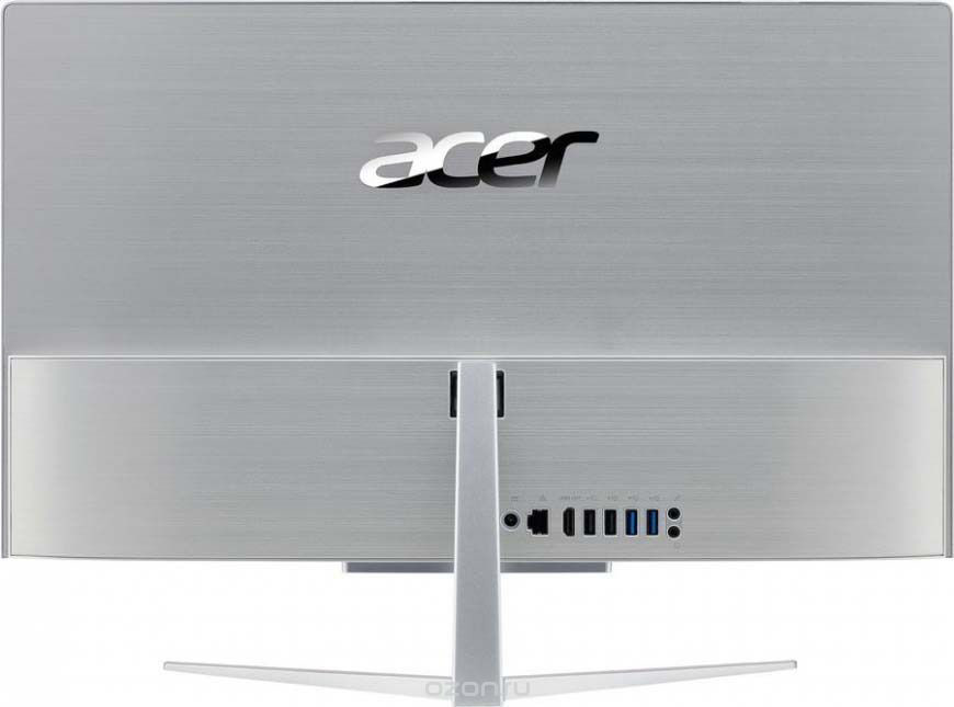 фото Моноблок Acer Aspire C22-820, DQ.BCKER.001, 21.5", серебристый, черный