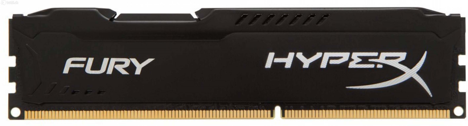 фото Модуль оперативной памяти Kingston HyperX Fury DDR4 DIMM, 16GB, 2666MHz, CL16, HX426C16FB/16, black