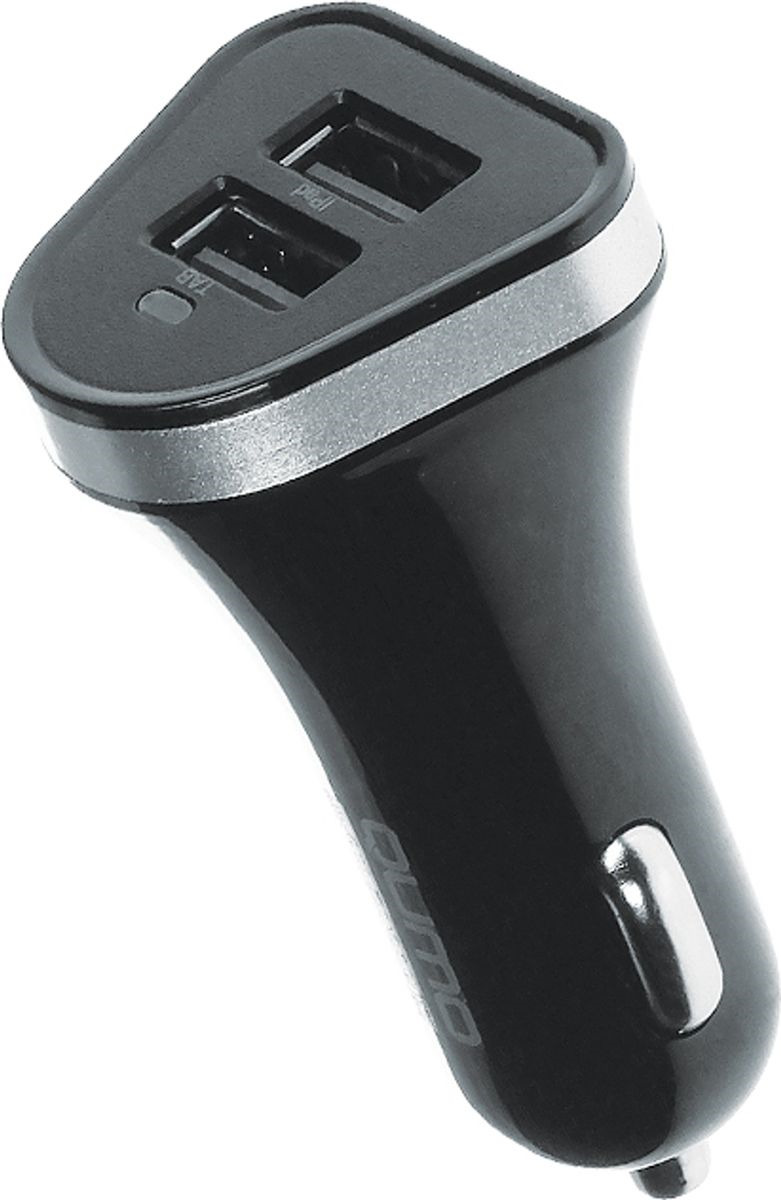 фото Автомобильное зарядное устройство QUMO Car Charger, 24150, черный