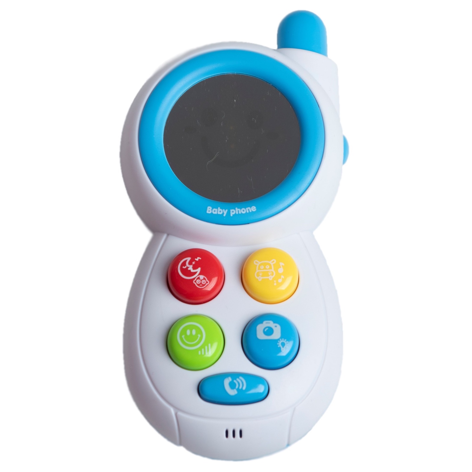 Электронная игрушка Huanger Улыбка голубой, белый, желтый, зеленый, красный