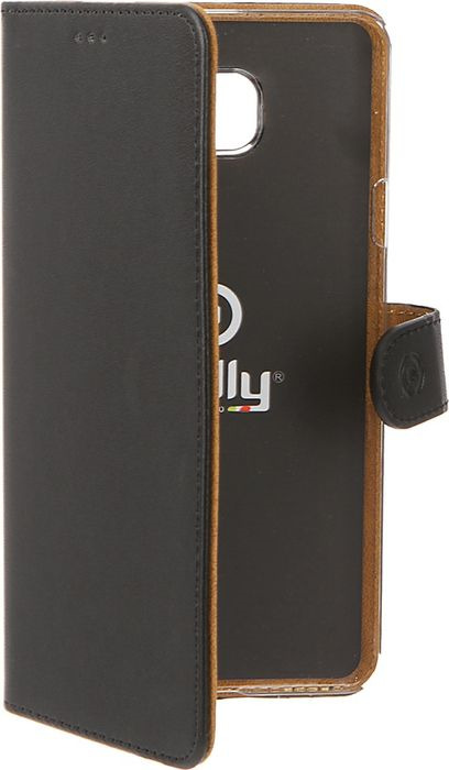 Чехол для сотового телефона Celly Wally Case для Samsung Galaxy A7 2016, WALLY537, черный