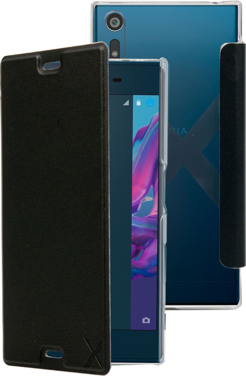 Чехол для сотового телефона Muvit MFX Folio для Sony Xperia XZ /XZ Dual, SEEAF0050, черный