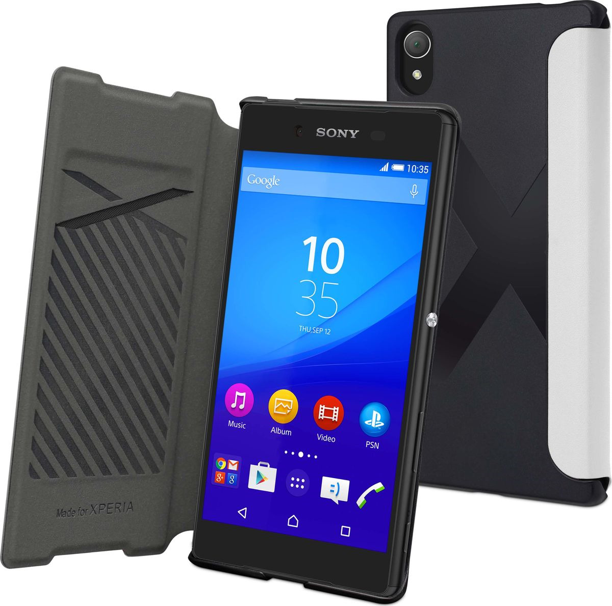 Чехол для сотового телефона Muvit MFX Easy Folio Case для Sony Xperia Z5, SEEAF0038, белый