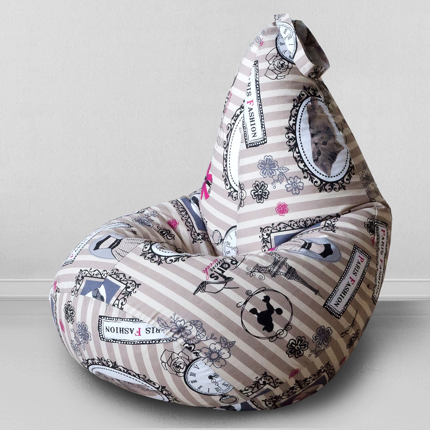 фото Кресло-мешок для сидения "груша", XXL, Париж Фэшн Mypuff